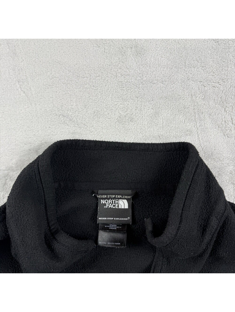 The North Face TKA Glacier 1/4 Zip Fleece Pullover Black Men’s Large Gorpcore - Picture 3 of 7